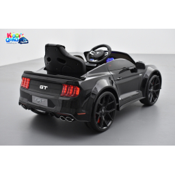 Ford Mustang GT Noir avec écran MP4, voiture électrique pour enfant 24 volts