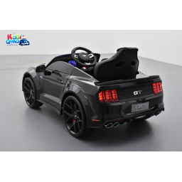 Ford Mustang GT Noir avec écran MP4, voiture électrique pour enfant 24 volts