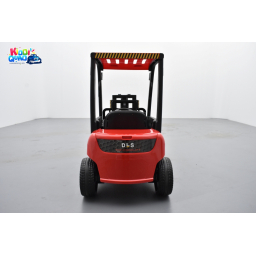 Fenwick rouge avec chariot élévateur, véhicule électrique pour enfant, 12Volts - 10AH, 2 moteurs
