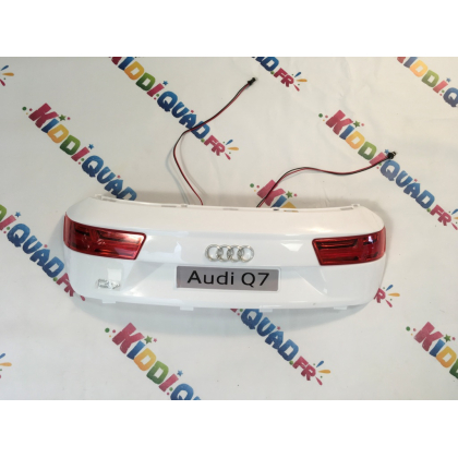Pare-chocs arrière blanc avec feux pour Audi Q7 S-Line