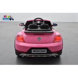 Volkswagen Coccinelle Dune "Beetle" Rose, 12 volts, voiture électrique pour enfant