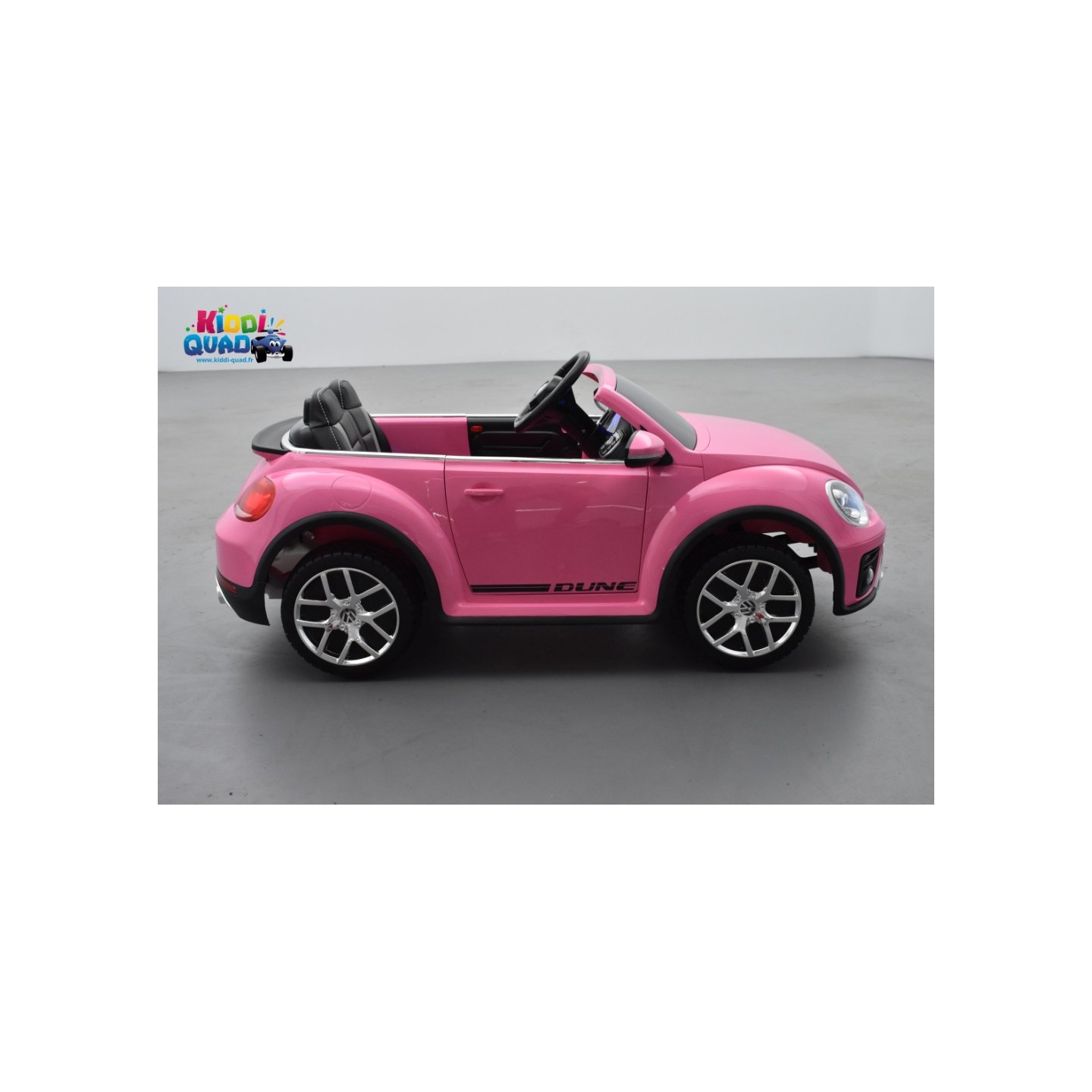 Volkswagen Coccinelle Dune Beetle Rose, 12 volts, voiture électrique pour  enfant