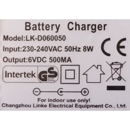 Chargeur de Batterie 6 Volts