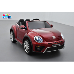 Volkswagen Coccinelle Dune "Beetle" Rouge Métallisée, 12 volts, voiture électrique pour enfant