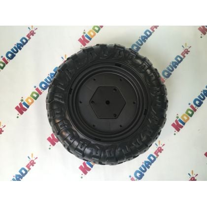 Roue avant et arrière sans cannelure pour Buggy Big Horn 24 Volts