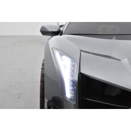 Lamborghini Veneno 12 Volts grise avec écran MP4, voiture électrique enfant 2x12V - 7AH, 4 moteurs