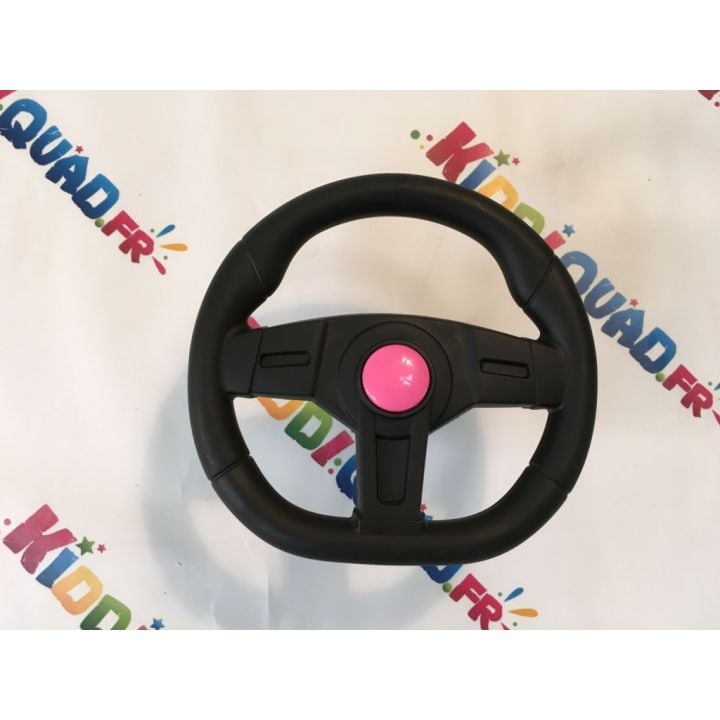Volant couleur "Rose" pour Buggy Crawler 24 Volts