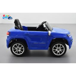 Jeep Cherokee Bleu Métallisé, véhicule électrique enfant, 12V - 2 moteurs