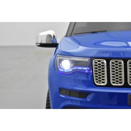 Jeep Cherokee Bleu Métallisé, véhicule électrique enfant, 12V - 2 moteurs