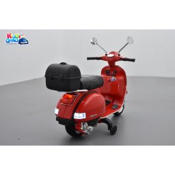 Scooter Piaggio Vespa PX150 Rouge électrique pour enfant 12 volts