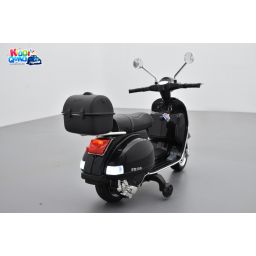 Scooter Piaggio Vespa PX150 Noir électrique pour enfant 12 volts