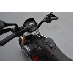 Aprilia Dorsoduro 900 Noir, moto électrique pour enfant 12 volts