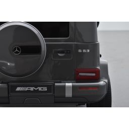 Mercedes G63 AMG Gris Métallisée, Bluetooth, voiture électrique pour enfant, 12 Volts - 2 moteurs