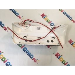 Pare-chocs arrière blanc avec feu arrière pour Trotteur Jaguar F-type