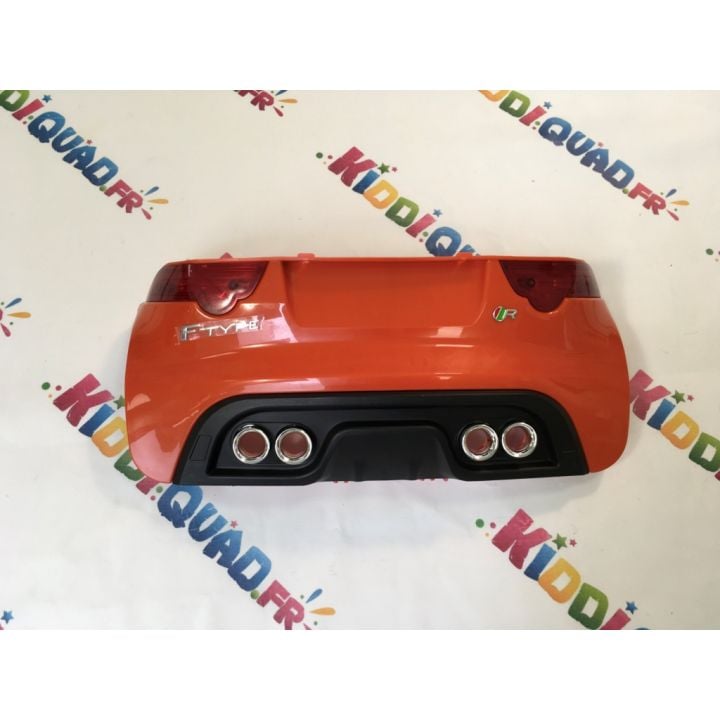 Pare-chocs arrière orange sans feu arrière pour Trotteur Jaguar F-type