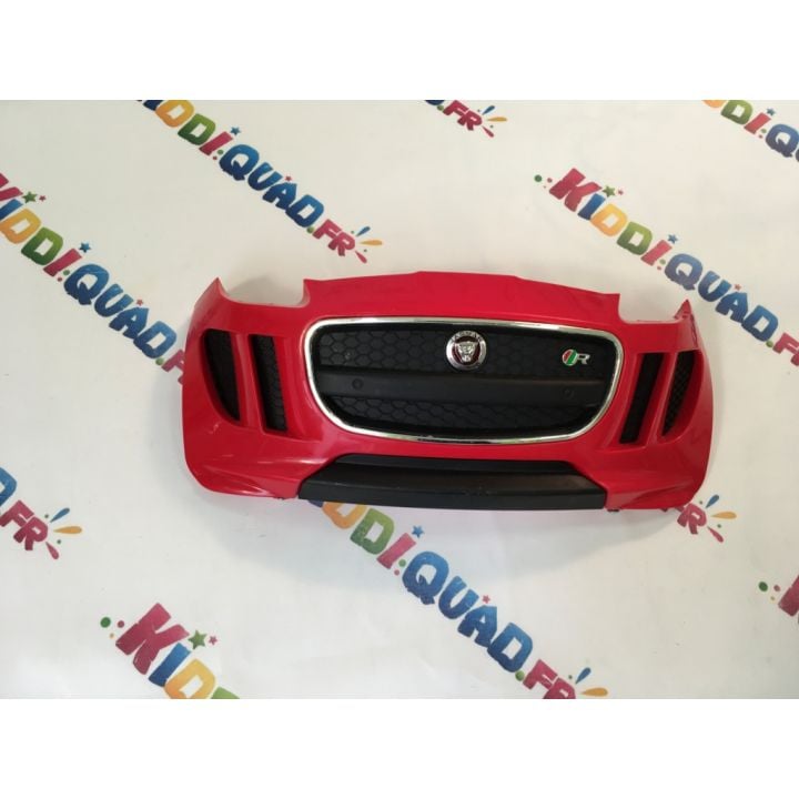 Pare-chocs avant rouge pour trotteur Jaguar F-type.