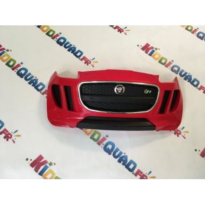 Pare-chocs avant rouge pour trotteur Jaguar F-type.