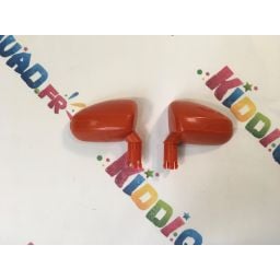 Paire de Rétroviseur "orange" côté droit et gauche pour trotteur Jaguar F-type.