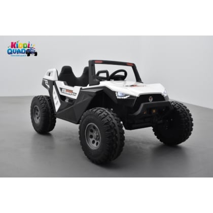 Buggy Crawler 24 Volts électrique enfant Blanc, buggy électrique enfant 24 Volts 7 Ah, 4 moteurs