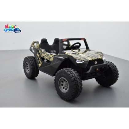 Buggy Crawler 24 Volts électrique enfant camouflage, buggy électrique enfant 24 Volts 7 Ah, 4 moteurs