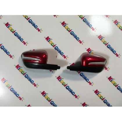 Paire de rétroviseurs couleur rouge pour Mercedes G63 12V
