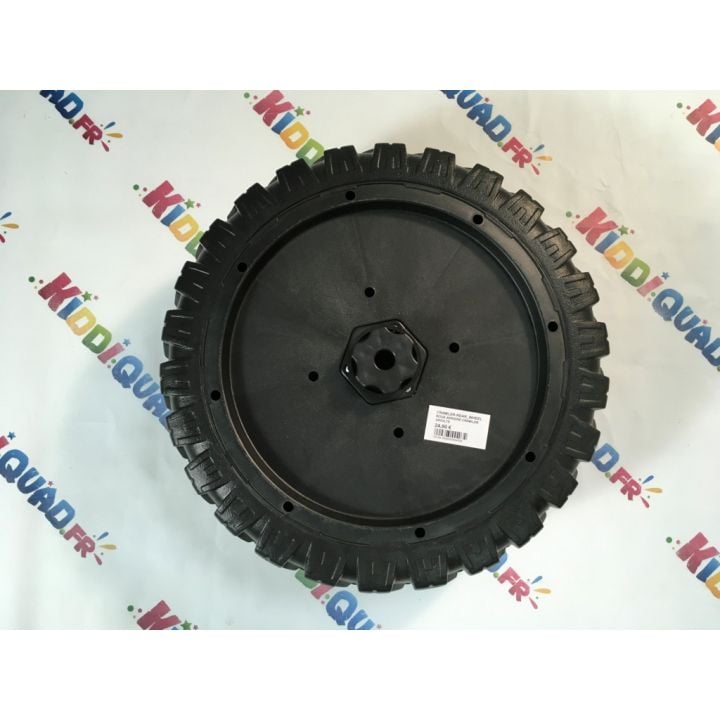 Roue arrière en gomme pour Buggy Crawler 24 Volts