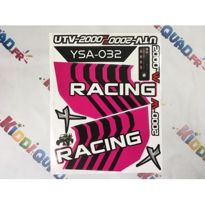Planche de stickers rose pour Buggy Big Horn 24V