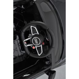 Audi R8 Performance 12 Volts noir mythe, voiture électrique pour enfant télécommande parentale 2.4 Ghz, 12 Volts, 2 moteurs