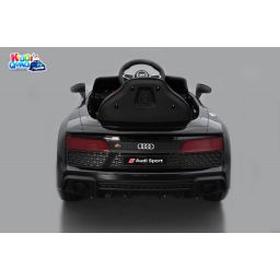 Audi R8 Performance 12 Volts noir mythe, voiture électrique pour enfant télécommande parentale 2.4 Ghz, 12 Volts, 2 moteurs