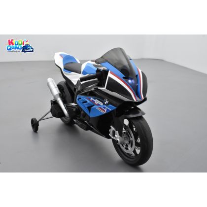 BMW HP4 Race bleue, moto électrique pour enfant 12 volts