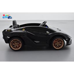 Lamborghini SIAN 12 Volts nero, voiture électrique enfant 12V - 7AH, 2 moteurs