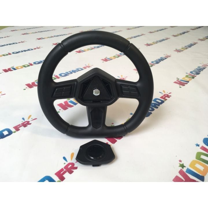 Ensemble volant et colonne de direction pour Buggy Big Horn "Pro" 24 Volts