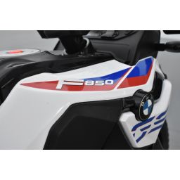 BMW F850 GS Adventure Blanc, moto électrique pour enfant 12 Volts