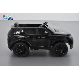 Land Rover Discovery "Sport" Noir Métallisée, voiture électrique enfant télécommande parentale, 12 Volts - 2 moteurs