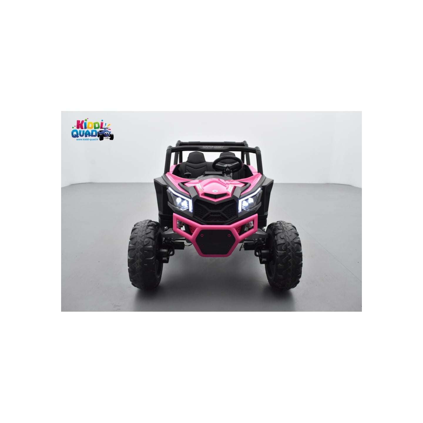 Buggy Scorpion 24 Volts 7Ah Rose, 4 moteurs de 60 watts, buggy deux places, buggy électrique enfant