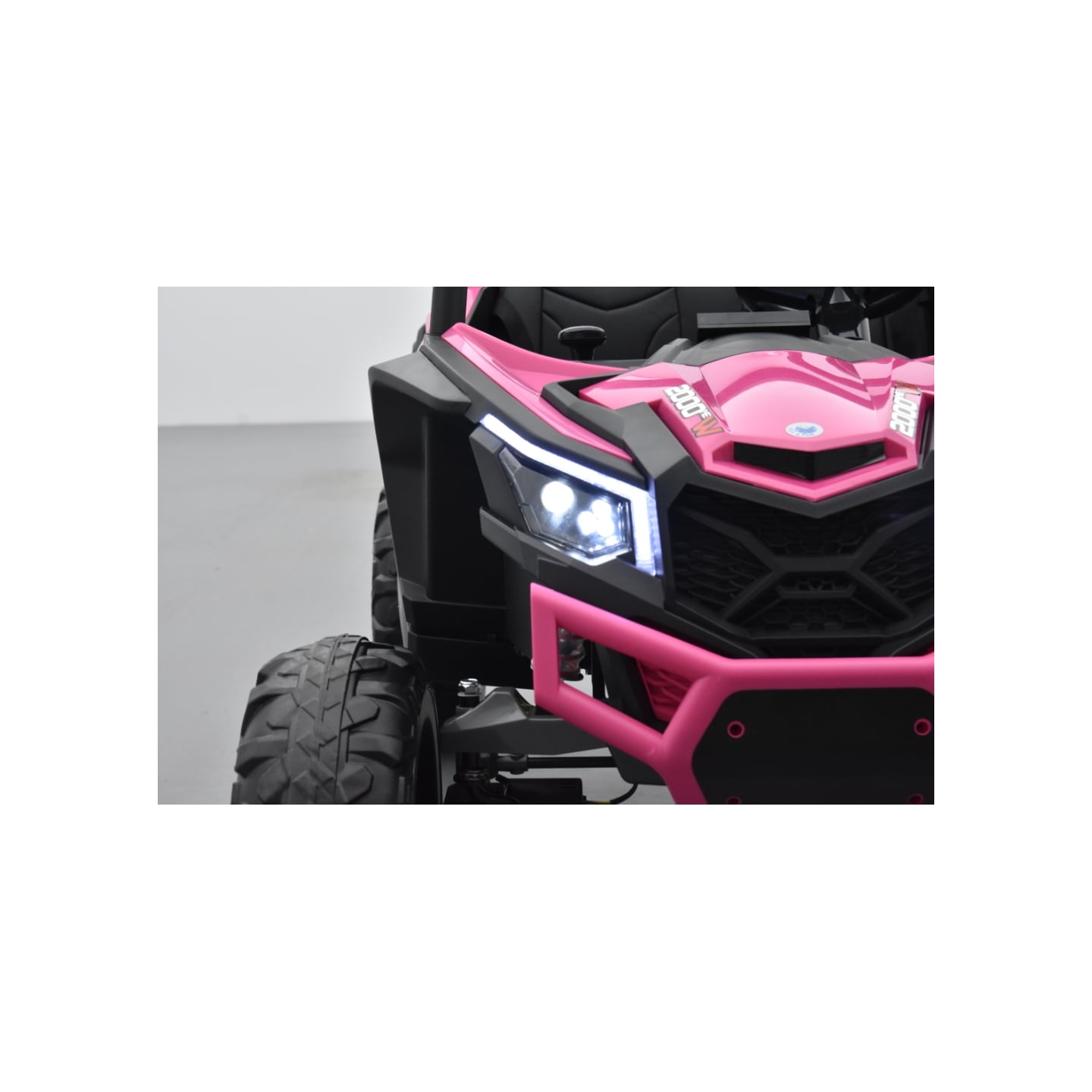 Buggy Scorpion 24 Volts 7Ah Rose, 4 moteurs de 60 watts, buggy deux places, buggy électrique enfant