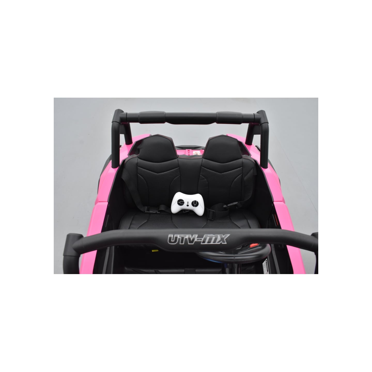 Buggy Scorpion 24 Volts 7Ah Rose, 4 moteurs de 60 watts, buggy deux places, buggy électrique enfant