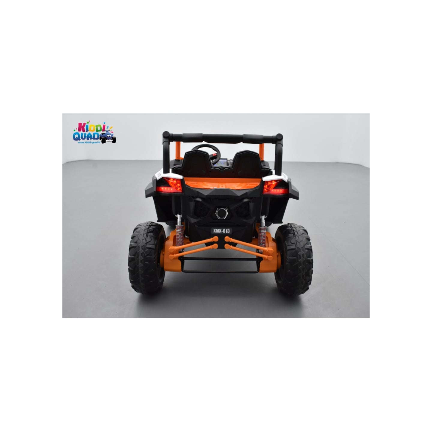 Buggy Scorpion 24 Volts 7Ah orange, 4 moteurs de 60 watts, buggy deux places, buggy électrique enfant