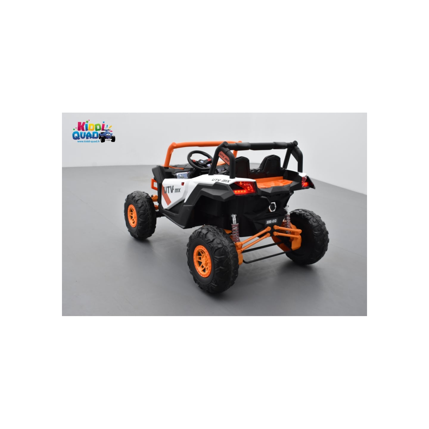 Buggy Scorpion 24 Volts 7Ah orange, 4 moteurs de 60 watts, buggy deux places, buggy électrique enfant