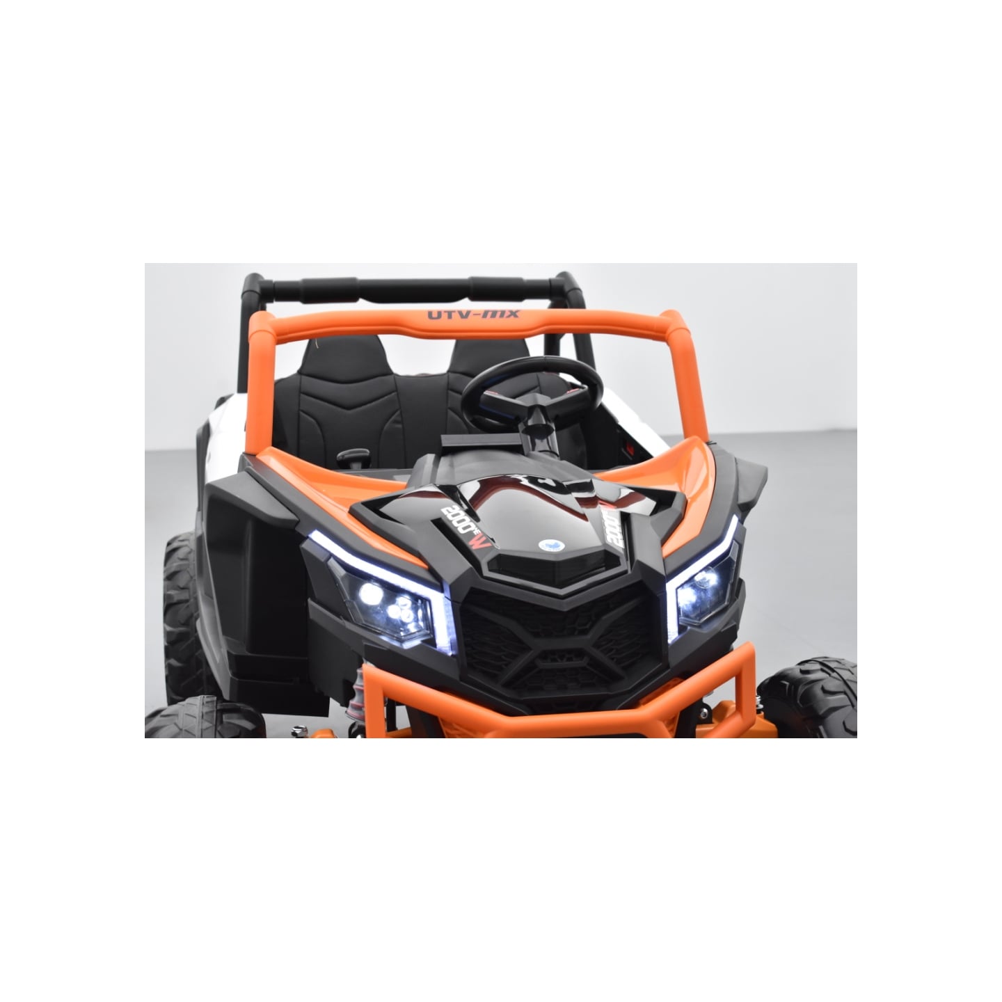 Buggy Scorpion 24 Volts 7Ah orange, 4 moteurs de 60 watts, buggy deux places, buggy électrique enfant