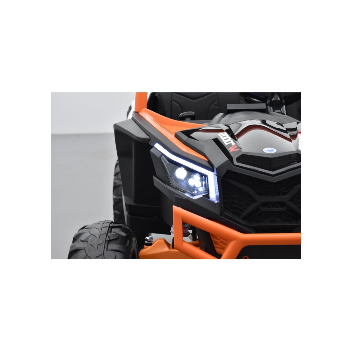 Buggy Scorpion 24 Volts 7Ah orange, 4 moteurs de 60 watts, buggy deux places, buggy électrique enfant