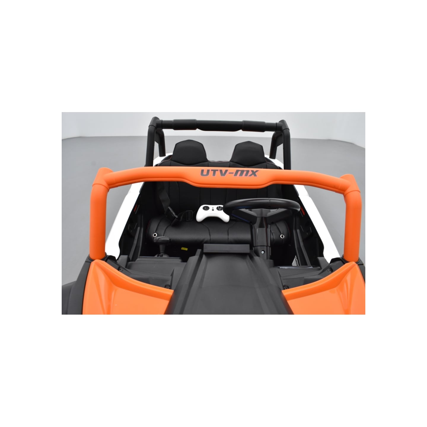Buggy Scorpion 24 Volts 7Ah orange, 4 moteurs de 60 watts, buggy deux places, buggy électrique enfant