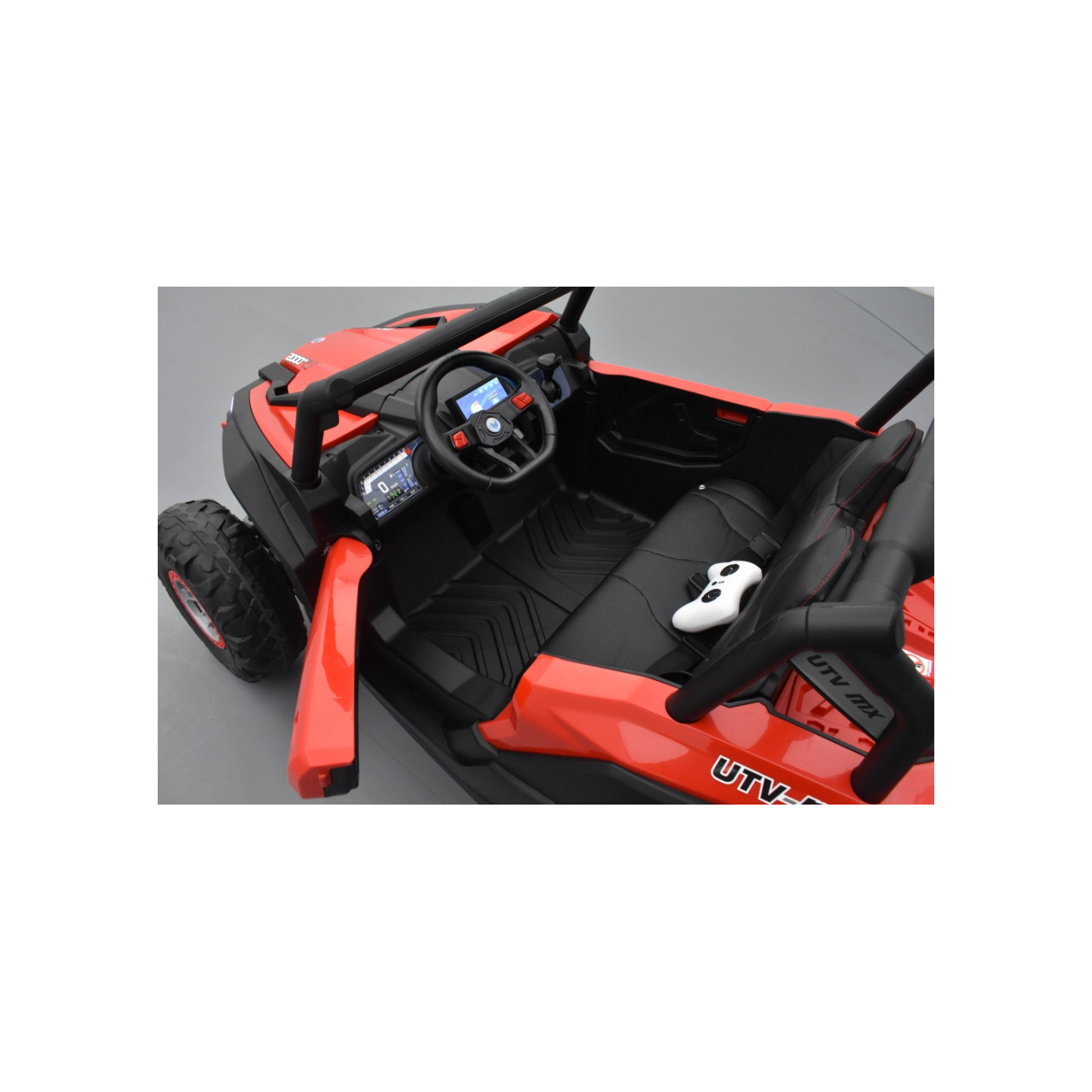 Buggy Scorpion 24 Volts 7Ah rouge, 4 moteurs de 60 watts, buggy deux places, buggy électrique enfant