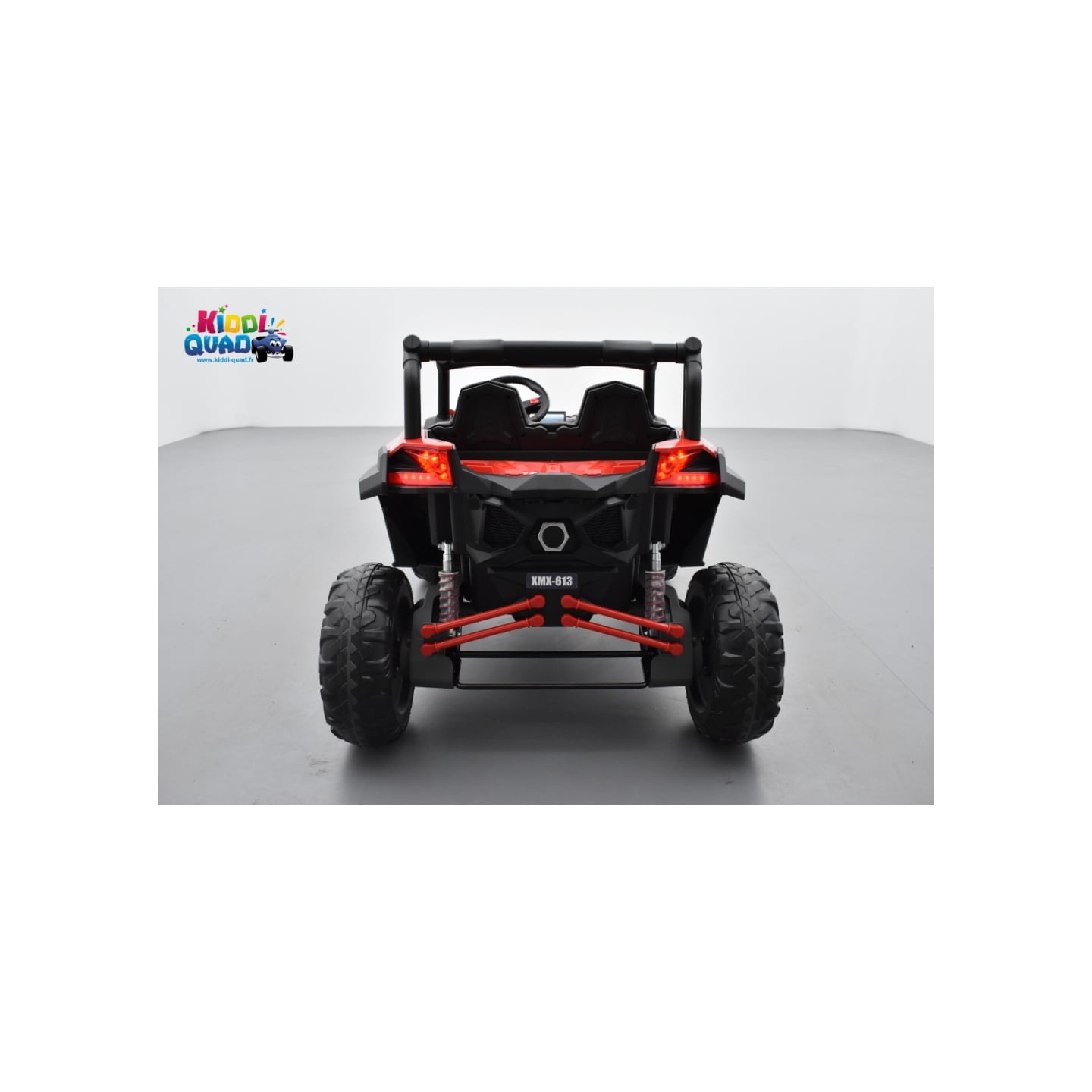 Buggy Scorpion 24 Volts 7Ah rouge, 4 moteurs de 60 watts, buggy deux places, buggy électrique enfant