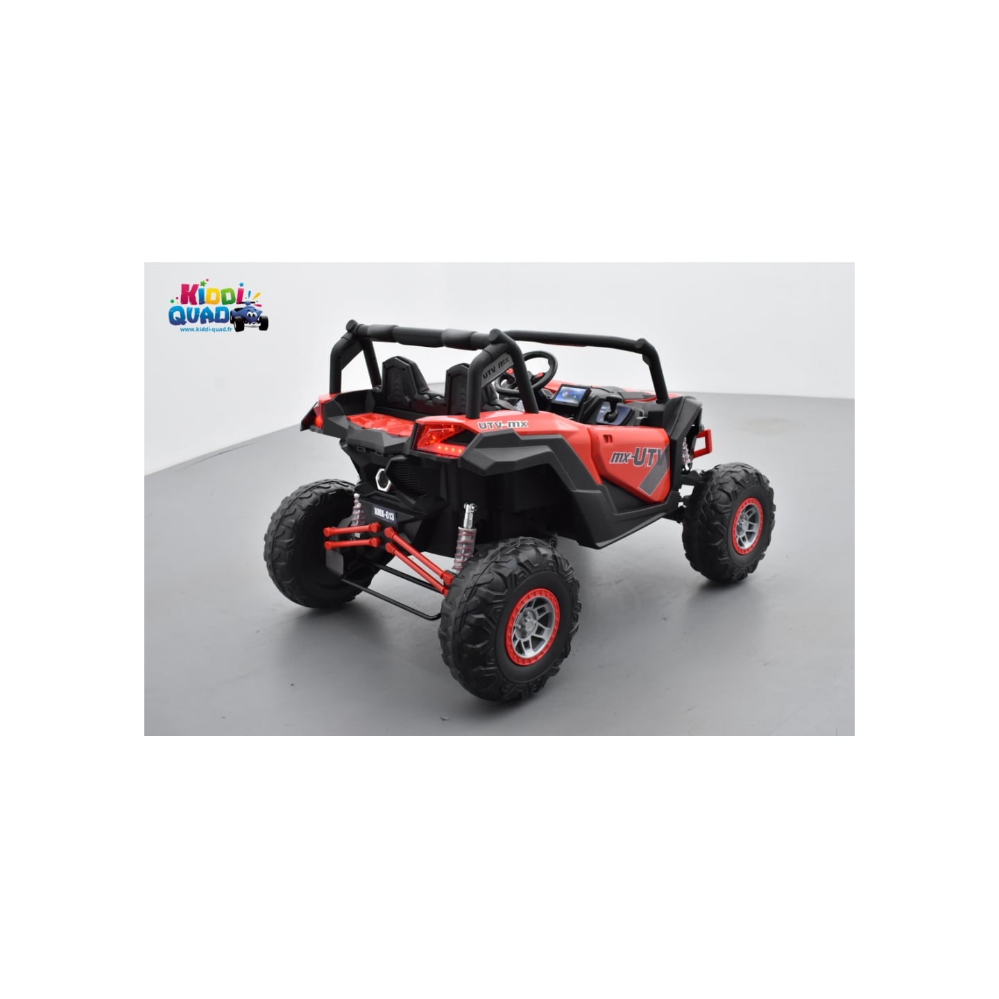 Buggy Scorpion 24 Volts 7Ah rouge, 4 moteurs de 60 watts, buggy deux places, buggy électrique enfant