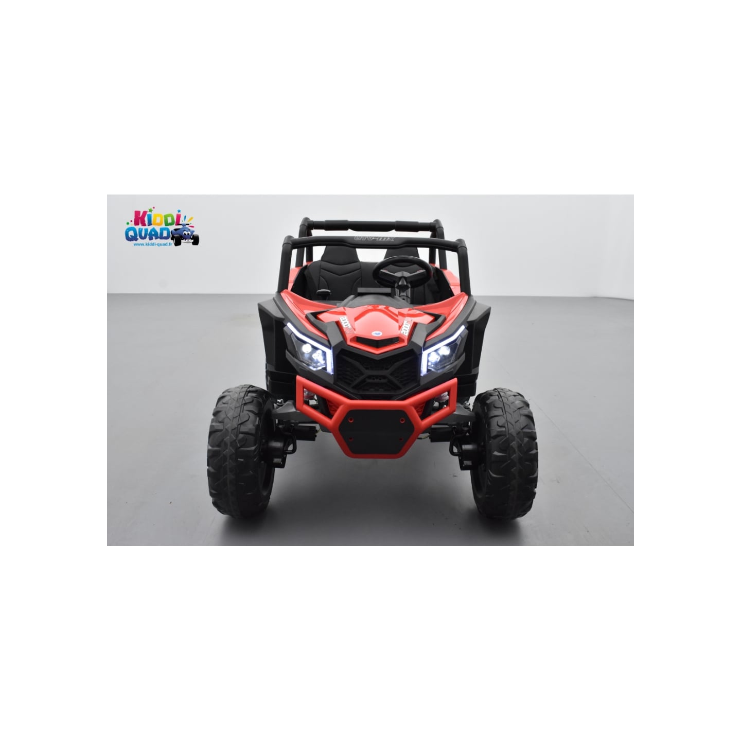 Buggy Scorpion 24 Volts 7Ah rouge, 4 moteurs de 60 watts, buggy deux places, buggy électrique enfant