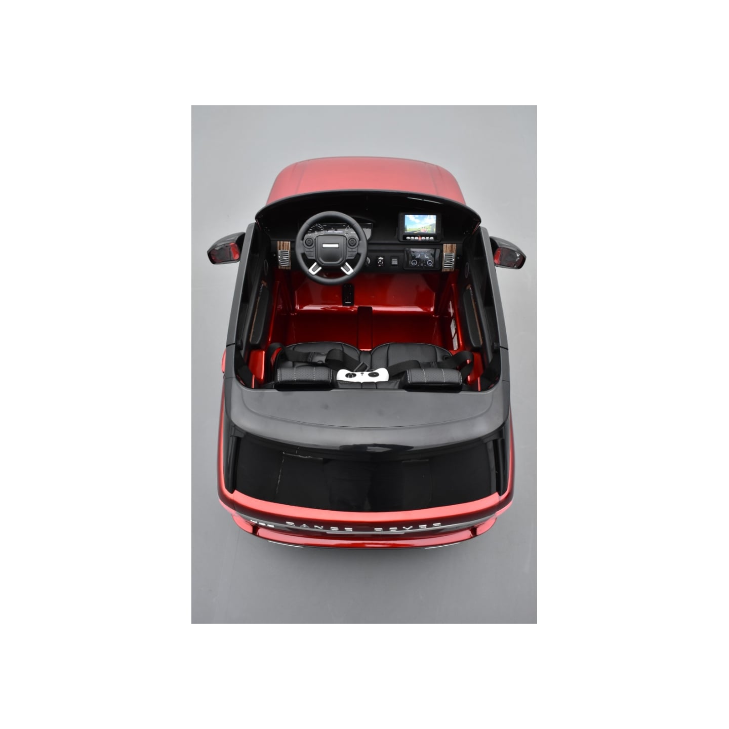 Range Rover, Finition Autobiography HSE, Rouge Métallisée, 2 Places, voiture électrique enfant télécommande parentale, 24 Volts