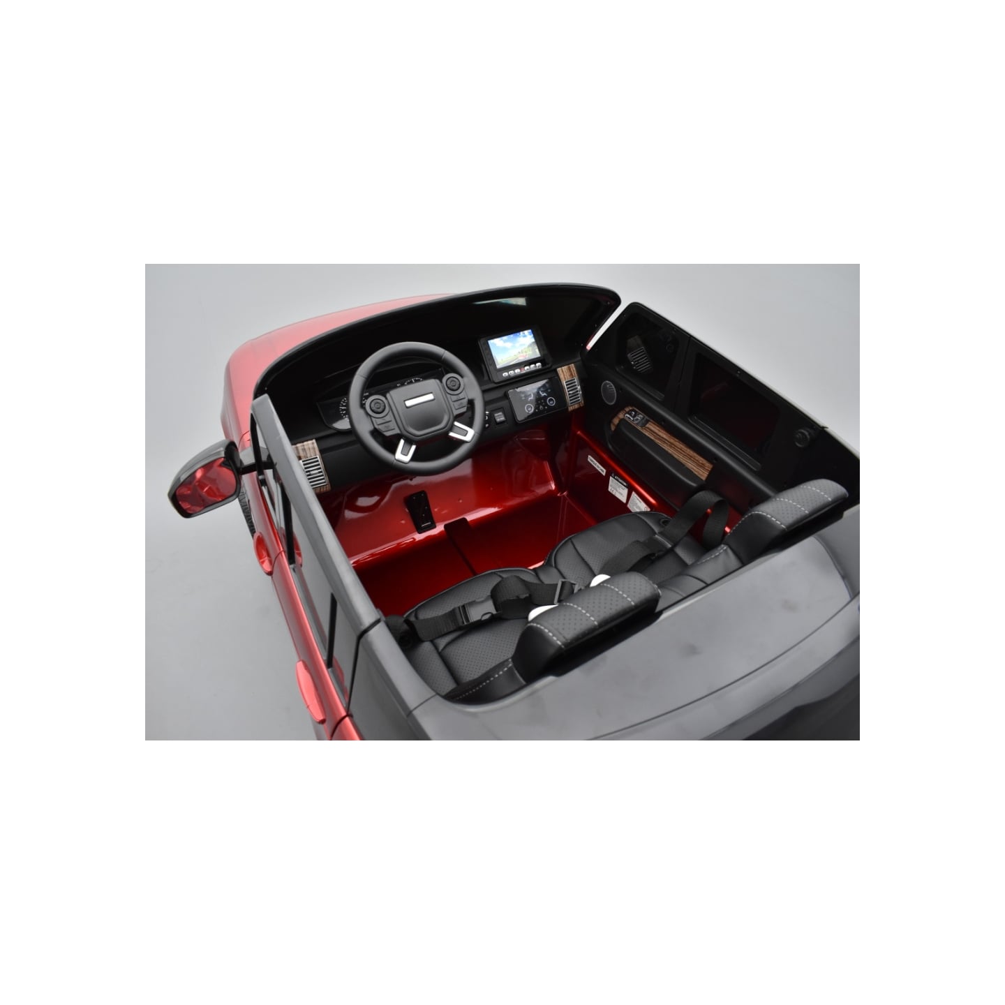 Range Rover, Finition Autobiography HSE, Rouge Métallisée, 2 Places, voiture électrique enfant télécommande parentale, 24 Volts