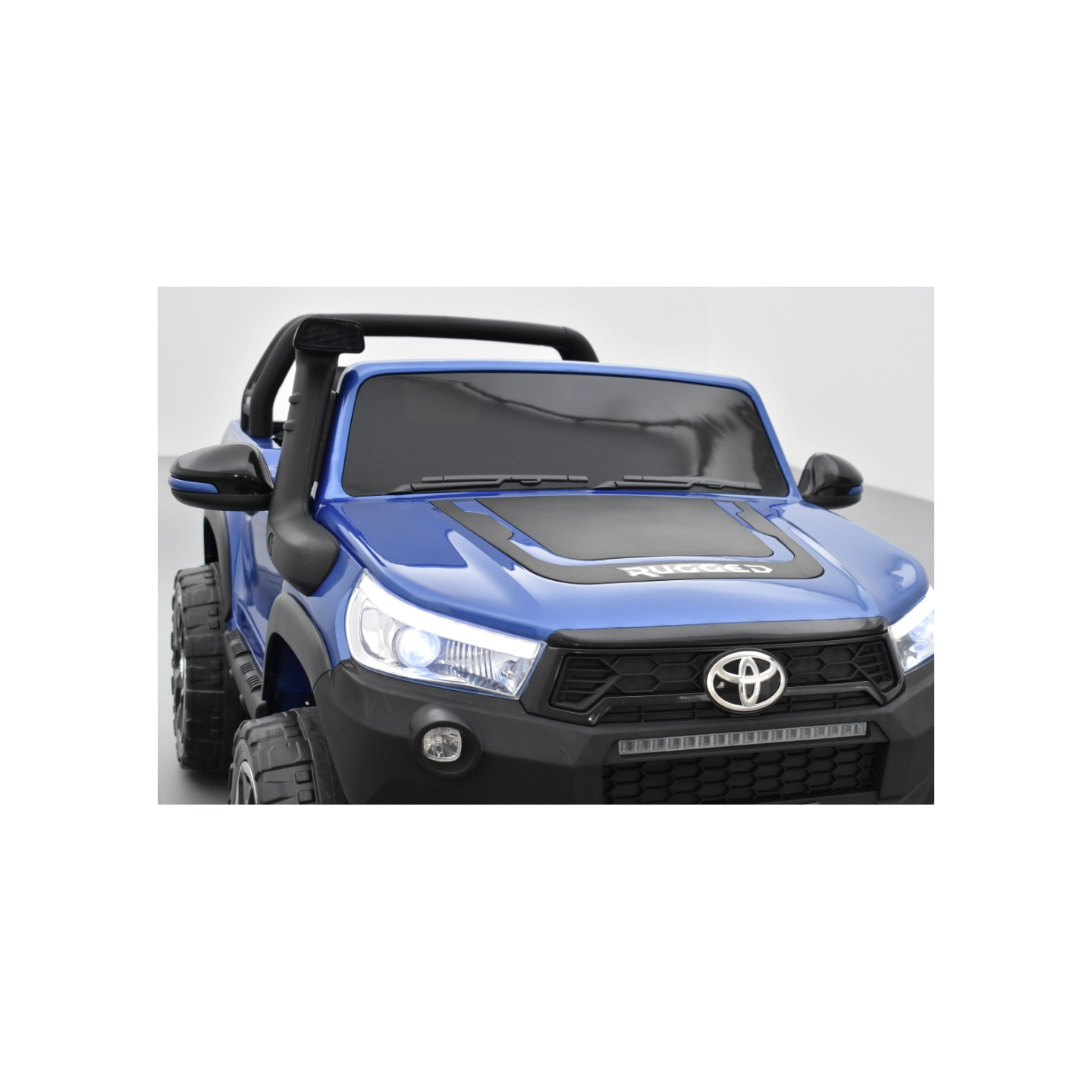 Toyota Hilux bleu 24 Volts électrique pour enfant écran mp4, 4x4 électrique enfant 2 places