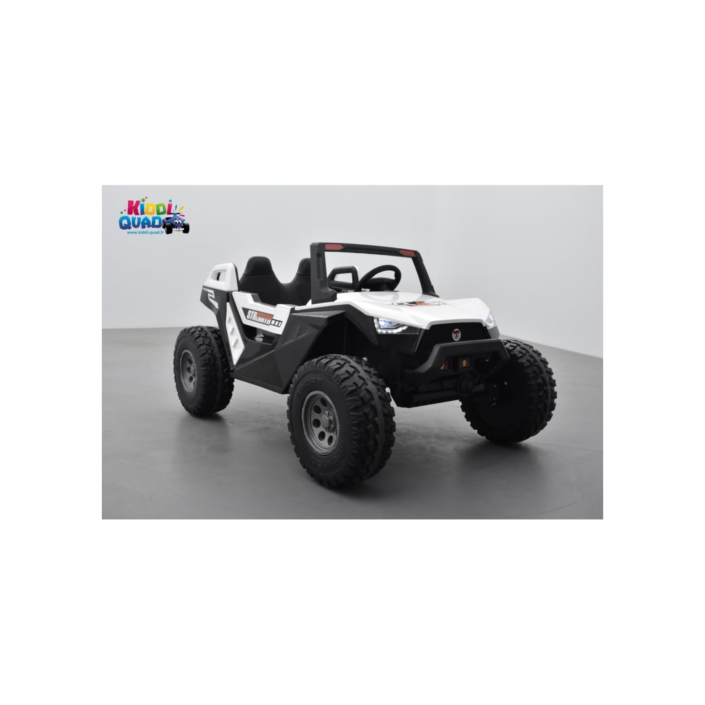Buggy Crawler 24 Volts électrique enfant Blanc, buggy électrique enfant 24 Volts 7 Ah, 4 moteurs